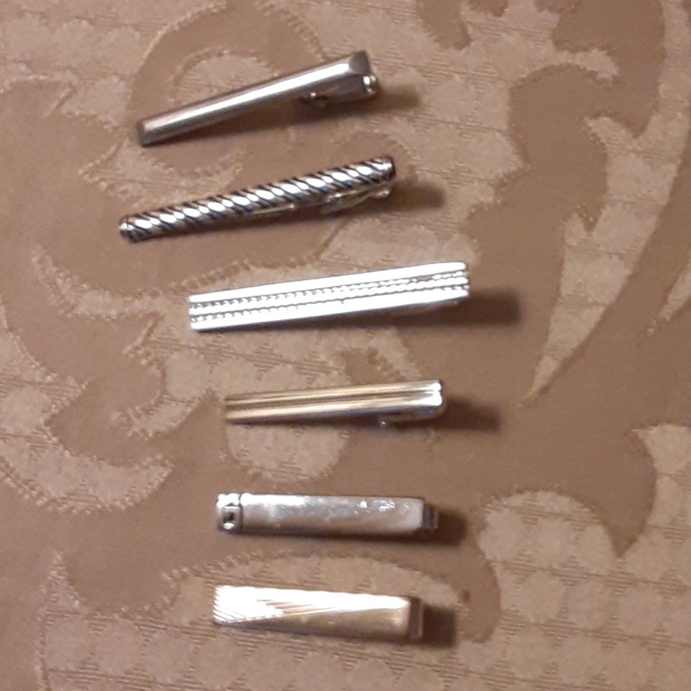Tie Clips Set of 6